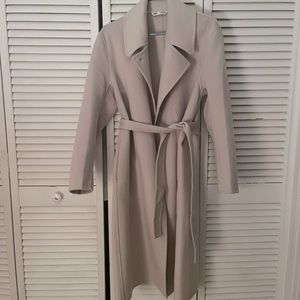 Uniqlo Wool Blend Wrap Coat